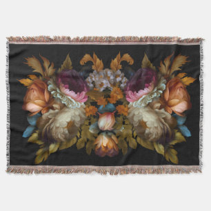Couverture Romantique Dramatique "Vieux Monde" Floral