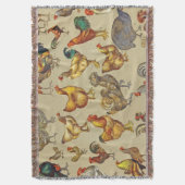 Couverture Rooster Poulet de la ferme Pays Animal (devant Vertical)