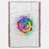 Couverture Rose arc-en-ciel coloré (devant Vertical)