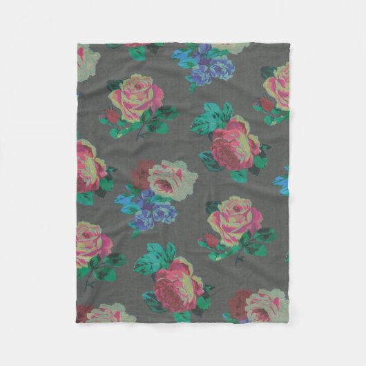 couverture rose décorative d'ouatine de fleur (Devant)