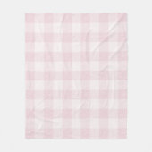 Couverture rose d'ouatine de plaid de Buffalo (Devant)