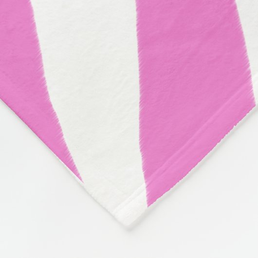 Couverture rose d'ouatine d'impression de zèbre (Coin)