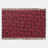 Couverture rose Fleur Roses Rouges Jeter Couvertur (Devant)