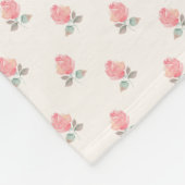 Couverture Rose florale fillette (Coin)