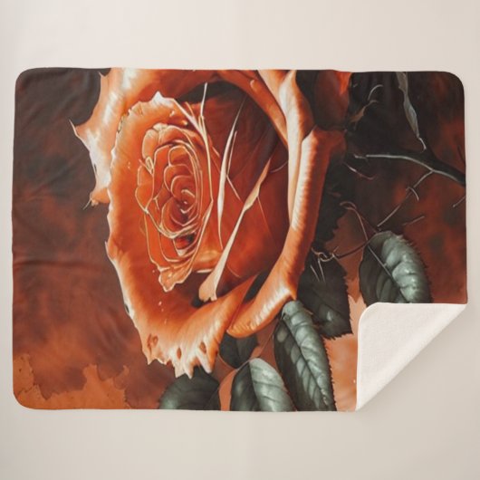 Couverture Rose gothique orange (Devant (Horizontal))