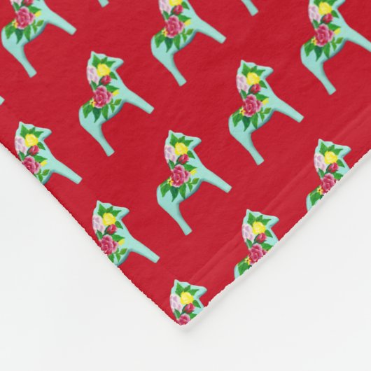 Couverture rose Horse (Coin)