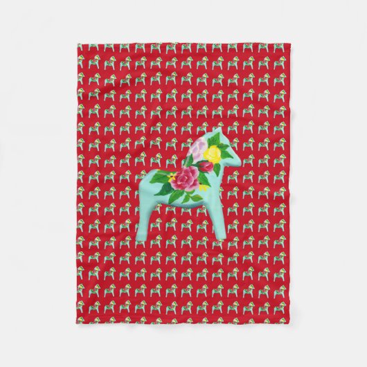 Couverture rose Horse (Devant)