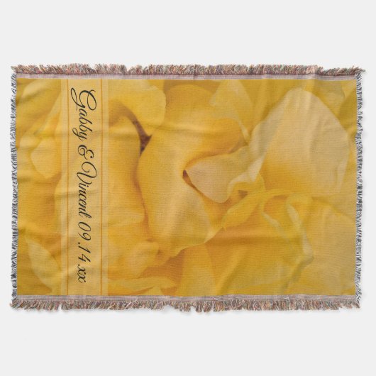 Couverture Rose jaune Mariage Keepsaké (Devant)