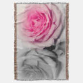 Couverture Rose Jetez une couverture/rose et gris (devant Vertical)