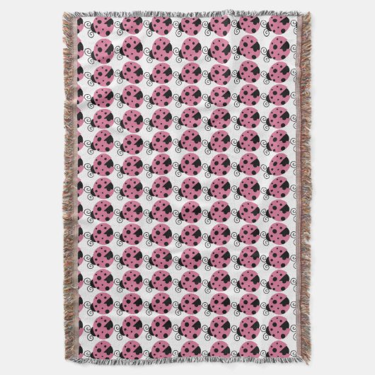 Couverture Rose Ladybug (devant Vertical)