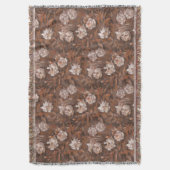 Couverture Roses blanches, motifs floraux nostalgiques couleu (devant Vertical)