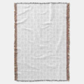 Couverture Roses Illustrées Grises sur Fond Blanc Motif Migno (devant Vertical)