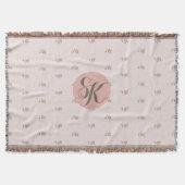 Couverture Roses miniatures et monogramme (Devant)