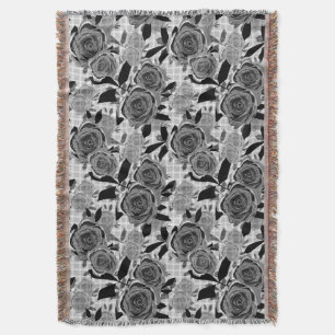 Couverture Roses noirs, rose, noirs et gris