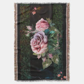 Couverture Roses roses sur noir (devant Vertical)