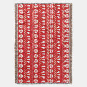 Couverture Rottweiler Chien Silhouettes Joli Motif de Noël (devant Vertical)