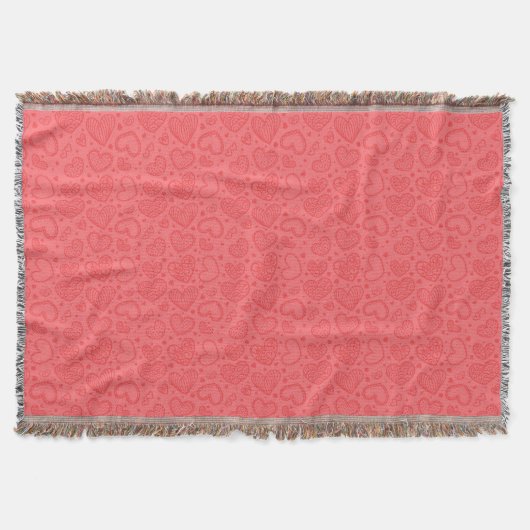 Couverture rouge avec coeur (Devant)