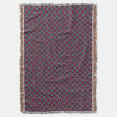 Couverture Rouge avec diamants bleus (devant Vertical)