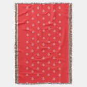 Couverture Rouge cerise avec Mandalas (devant Vertical)