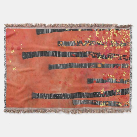 Couverture Rouge de la forêt de bouleaux (Devant)