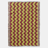 Couverture Rouge et or paillettes zig zag (devant Vertical)