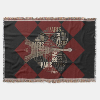 Couverture Rouge foncé noir de Paris | d'amour