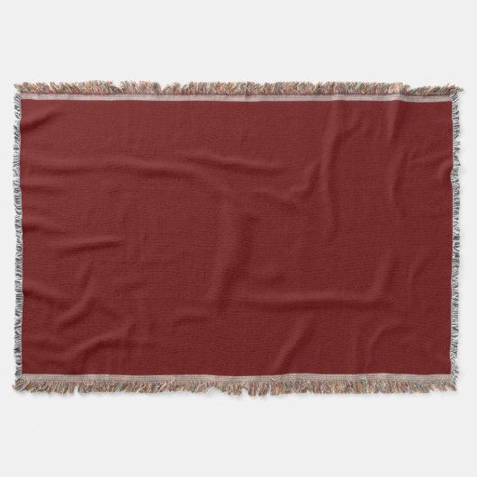 Couverture Rouge sanguin (couleur solide) (Devant)