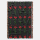 Couverture Rouge Star Gazer Lily Jeter Blanket (devant Vertical)