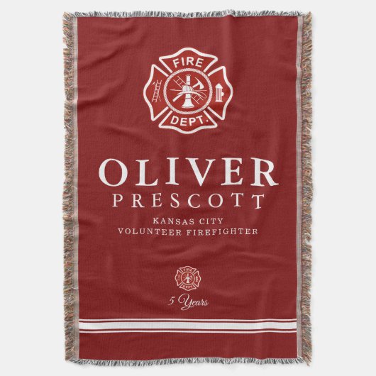 Couverture Rouge volontaire de symbole de croix maltaise du (devant Vertical)