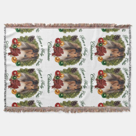 Couverture Rough Collie Noël (Devant)
