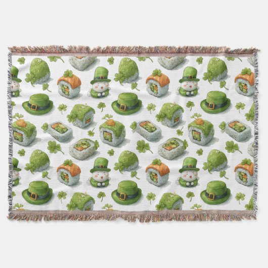 Couverture Roulés de sushi de la Saint-Patrick & Trèfle (Devant)