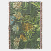 Couverture Rousseau Tropical Jungle Lion Peinture (devant Vertical)