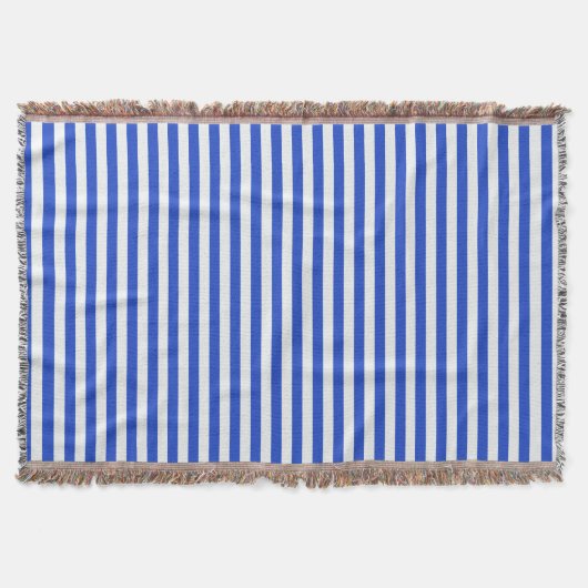 Couverture Royal Blue Combination Stripes par Shirley Taylor (Devant)