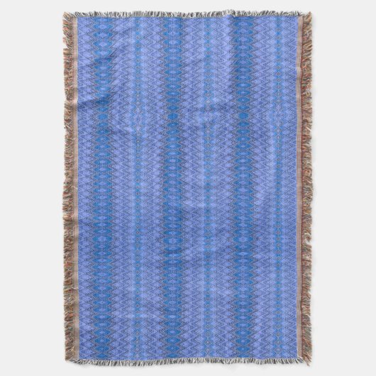Couverture Royal Blue Throw (devant Vertical)