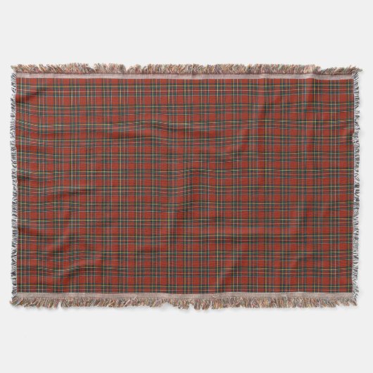 Couverture Royal Stewart Tartan Classic Red Plaid (Devant)