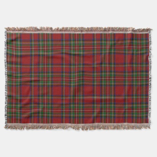Couverture Royal Stewart Tartan Traditionnel Plaid Noël (Devant)