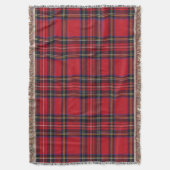 Couverture royale écossaise de jet de tartan (devant Vertical)