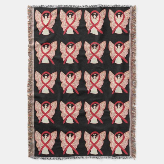 Couverture Ruban de sensibilisation au cancer du sang Lancer  (devant Vertical)