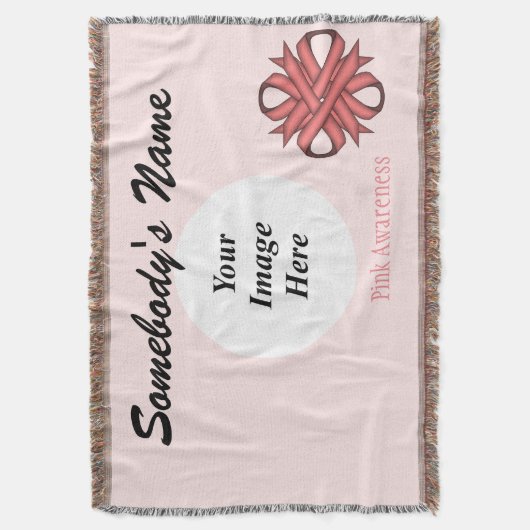 Couverture Ruban rose de trèfle Modèle par Kenneth Yoncich (devant Vertical)