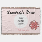 Couverture Ruban rose de trèfle Modèle par Kenneth Yoncich (Devant)