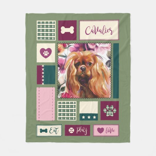 Couverture Ruby Cavalier| moyen| rose vert (Devant)
