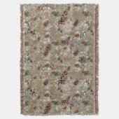 Couverture Rustic Christmas Boho Pattern  (devant Vertical)