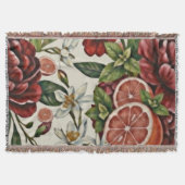 Couverture Rustic Citrus Floral summer (Devant)