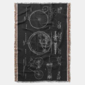 Couverture Rustic Lance Blueprint Bicycle Pattes (devant Vertical)