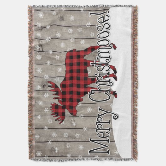 Couverture Rustique Joyeux Christmoose ! (devant Vertical)