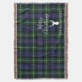 Couverture Rustique Tartan Clan MacKenzie Plaid (devant Vertical)