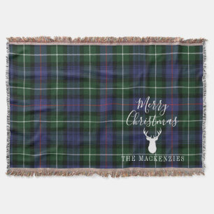 Couverture Rustique Tartan Clan MacKenzie Plaid