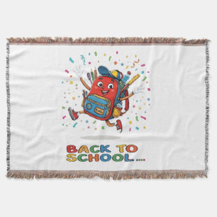 Couverture Sac à dos sautant mignon pour la rentrée scolaire