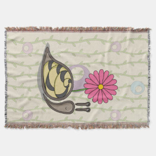 Couverture Sadie the Snail Throw Blanket