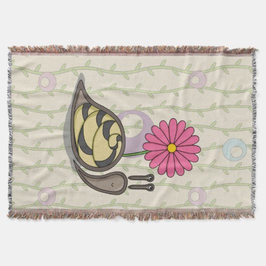 Couverture Sadie the Snail Throw Blanket (Devant)